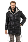 CM219 Men's Winter Jacket – Long Cut & Extra Warm | For Extreme Cold with Insulated Hood
