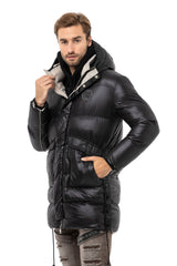 CM219 Men's Winter Jacket – Long Cut & Extra Warm | For Extreme Cold with Insulated Hood