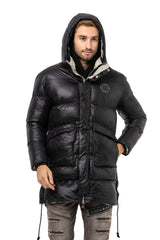 CM219 Men's Winter Jacket – Long Cut & Extra Warm | For Extreme Cold with Insulated Hood