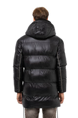 CM219 Men's Winter Jacket – Long Cut & Extra Warm | For Extreme Cold with Insulated Hood