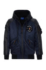 CMK101 – Black children's jacket with hood and zippered pockets