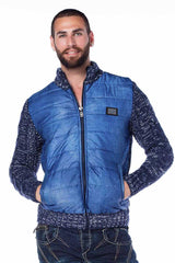 CP127 BLUE MEN'S SWEATER