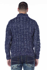 CP127 BLUE MEN'S SWEATER
