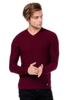 CP169 Men's Sweater – V-Neck Knit Sweater in a Modern Style
