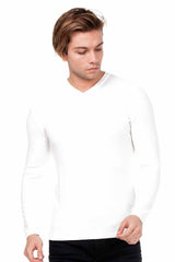 CP169 Men's Sweater – V-Neck Knit Sweater in a Modern Style