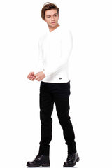 CP169 Men's Sweater – V-Neck Knit Sweater in a Modern Style