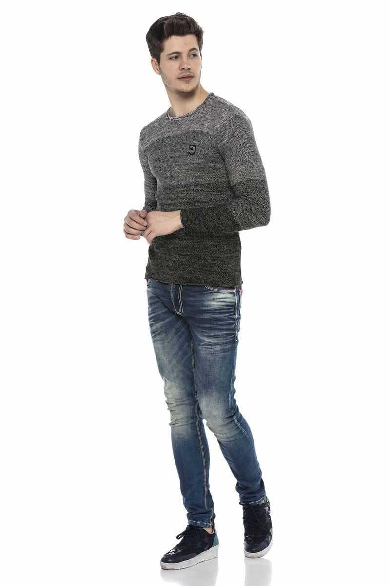 CP205 ANTHRACITE MEN'S SWEATER