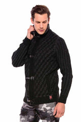 CP213 GREY MEN'S SWEATER