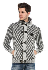 CP213 GREY MEN'S SWEATER