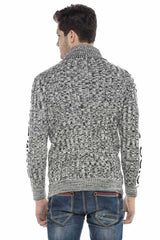 CP216 BURGUNDY MEN'S SWEATER