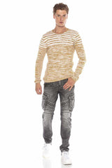 CP223 CAMEL MEN'S SWEATER