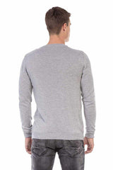 CP242 Men's V-neck sweater – Modern knit sweater for style-conscious men