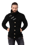 CP265 Men's knitted sweater with trendy shawl collar