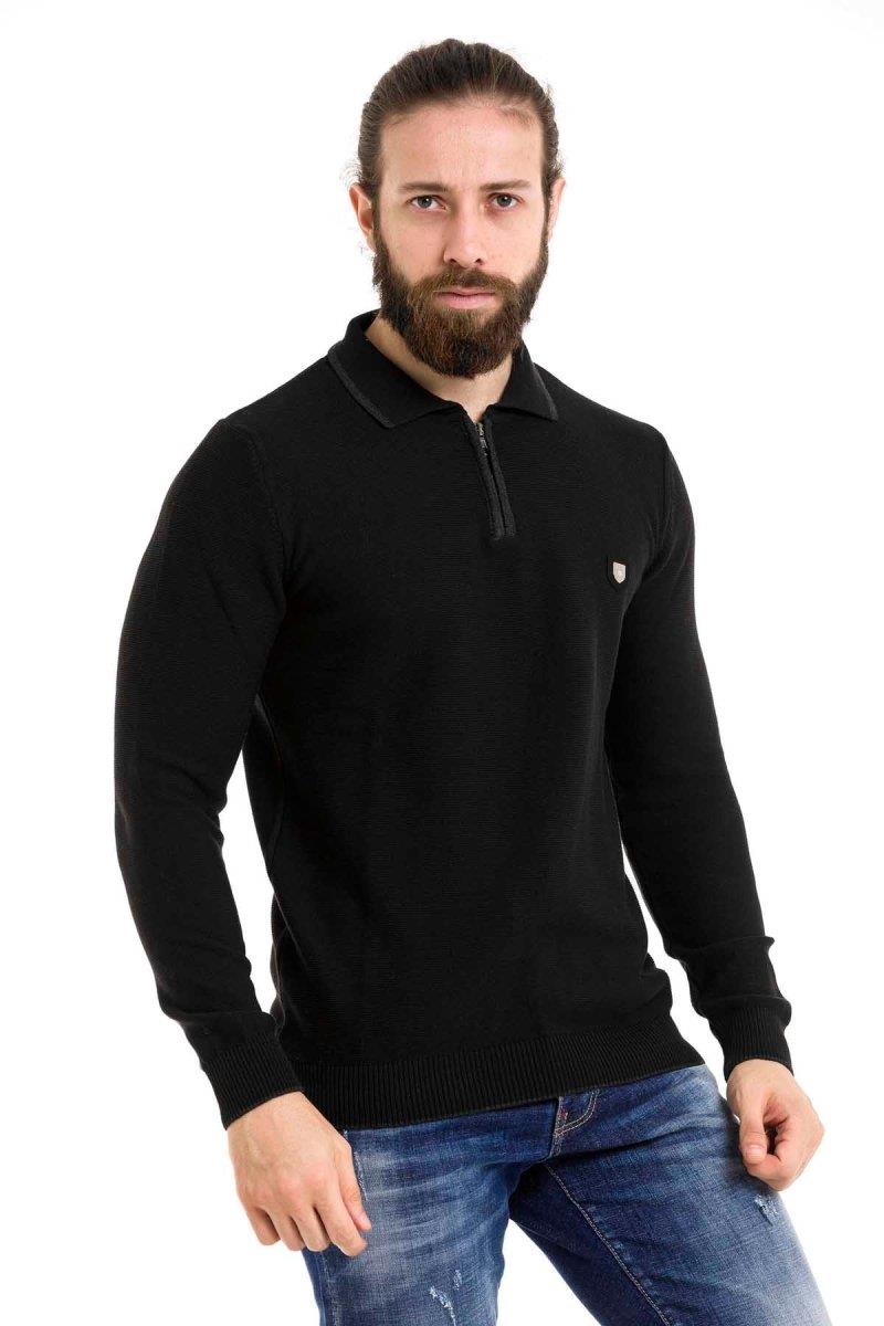 CP278 Men's knit sweater in a modern look