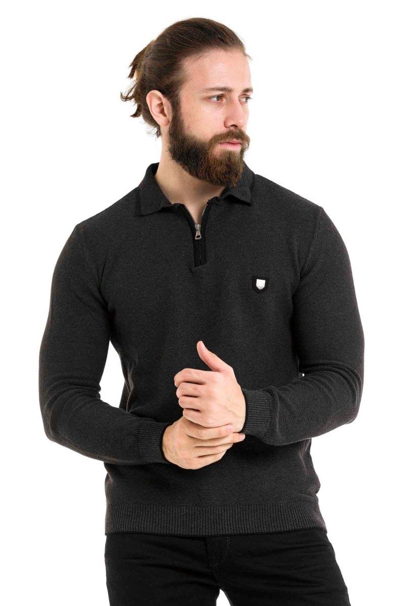 CP278 Men's knit sweater in a modern look