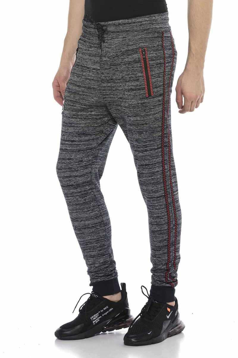 CR119 Men's Sweatpants with fashionable side stripes