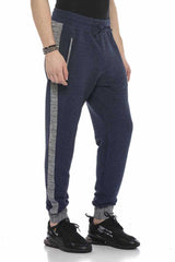 CR120 Men's Jogging Pants with Fashionable Side Stripes