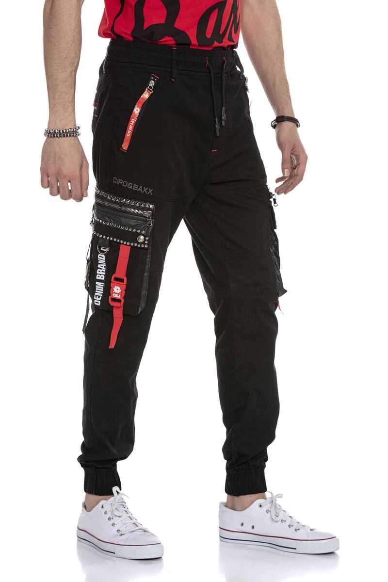 CR132 BLACK MEN'S JOGGING PANTS