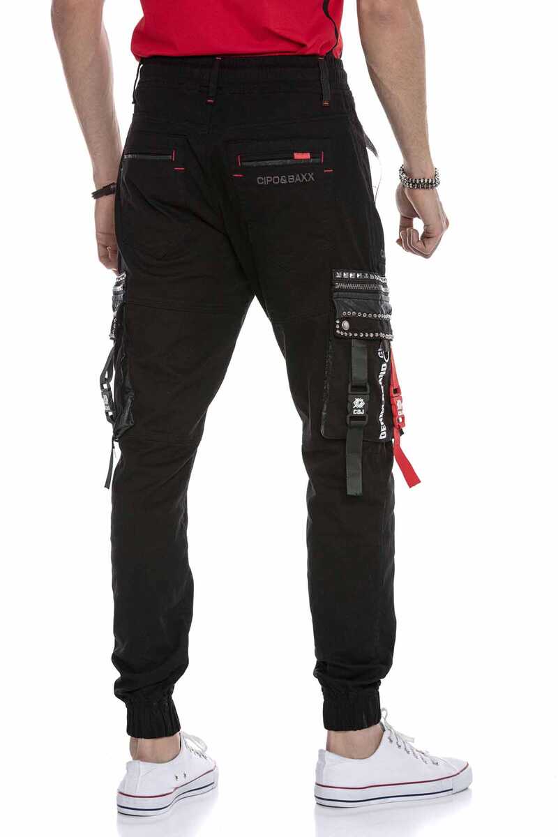 CR132 BLACK MEN'S JOGGING PANTS