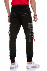 CR132 BLACK MEN'S JOGGING PANTS