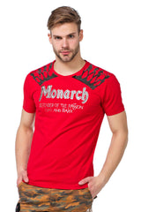 CT377 Men's T-shirt with striking print