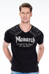 CT377 Men's T-shirt with striking print