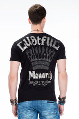 CT377 Men's T-shirt with striking print