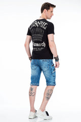 CT377 Men's T-shirt with striking print