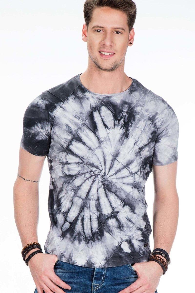 CT406 Men's T-shirt with a cool batik pattern