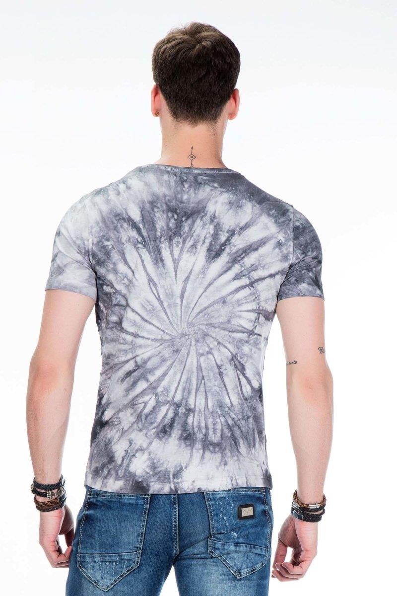CT406 Men's T-shirt with a cool batik pattern