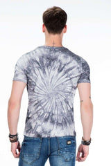CT406 Men's T-shirt with a cool batik pattern
