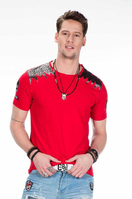 CT409 Men's T-shirt with all-over print