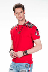 CT409 Men's T-shirt with all-over print