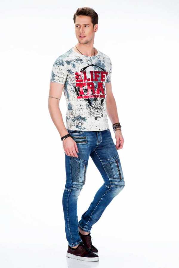 CT410 Cipo & Baxx T-shirt with trendy design prints