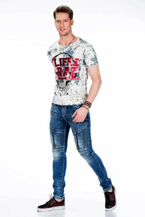 CT410 Cipo & Baxx T-shirt with trendy design prints