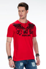 CT411 Men's T-shirt with gemstone print