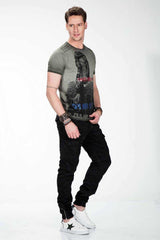 CT412 Men's T-shirt with all-over print