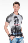 CT412 Men's T-shirt with all-over print