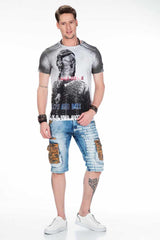 CT412 Men's T-shirt with all-over print