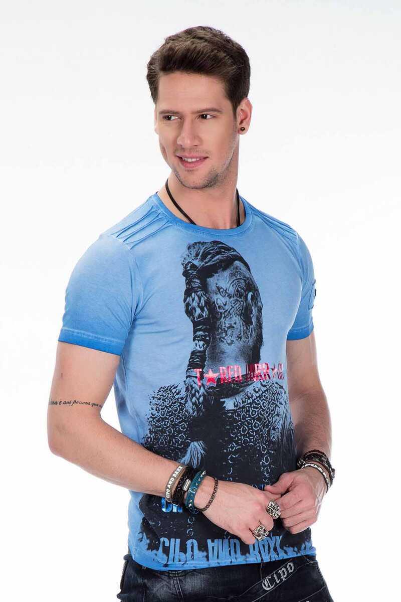 CT412 Men's T-shirt with all-over print