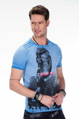 CT412 Men's T-shirt with all-over print