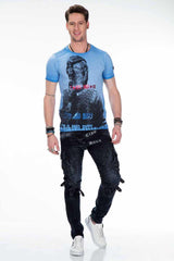 CT412 Men's T-shirt with all-over print