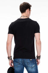CT430 Men's T-shirt with glossy foil print