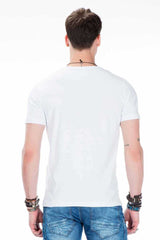 CT430 Men's T-shirt with glossy foil print