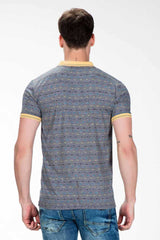 CT440 Men's Polo Shirt with Decorative Stitching