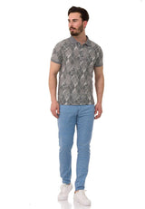 CT452 Men's slim-fit polo shirt