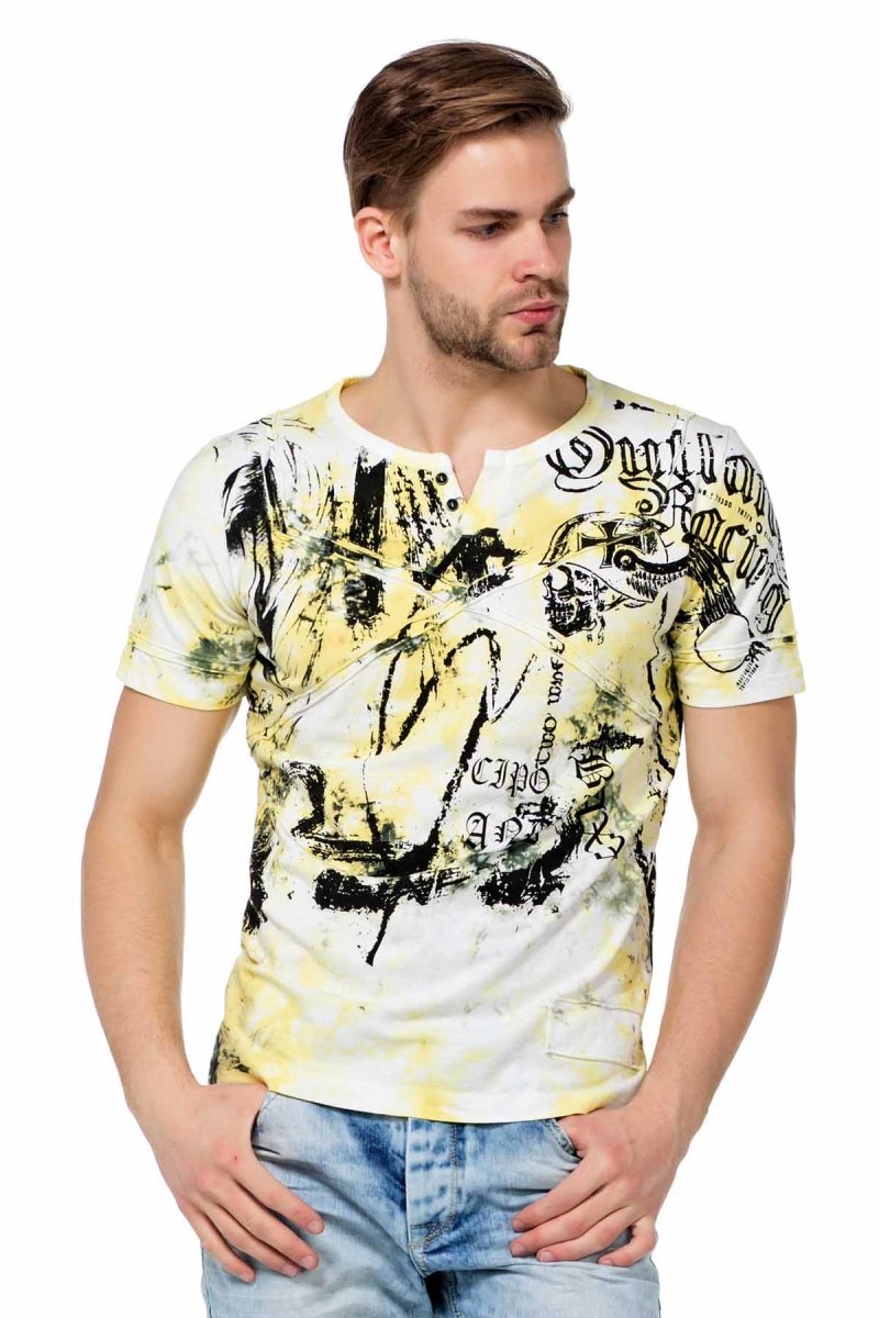 CT457 Men's T-shirt with cool design prints