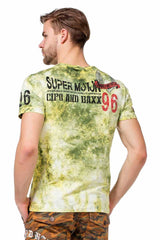 CT458 Men's T-shirt with cool motorcycle prints