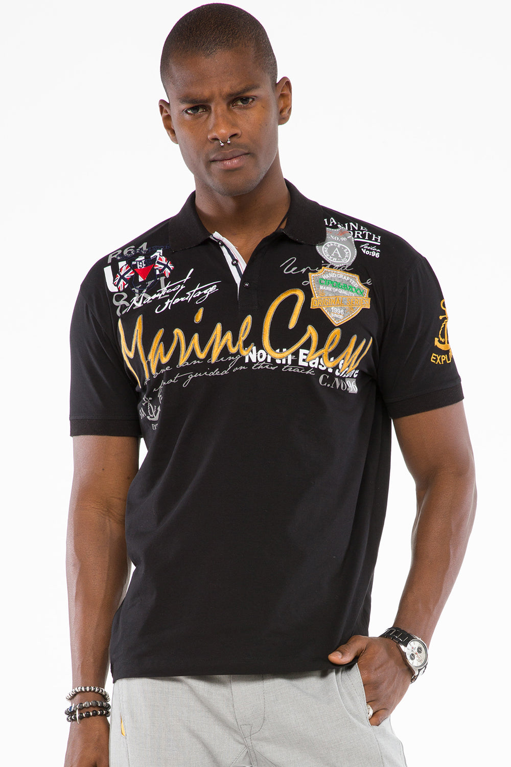 CT509 Men's Polo Shirt in Marina Look