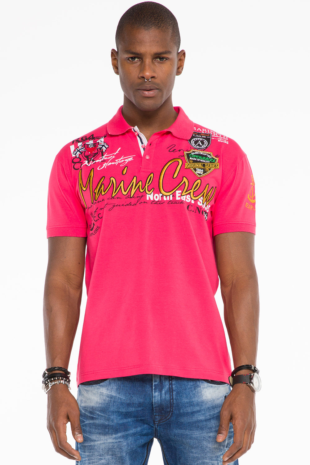 CT509 Men's Polo Shirt in Marina Look